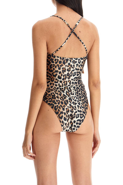 one-piece leopard print swimsuit A5874 LEOPARD