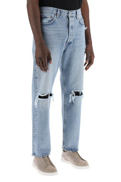 90's destroyed jeans with distressed details A642B 1206 THREADBR