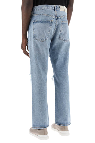 90's destroyed jeans with distressed details A642B 1206 THREADBR