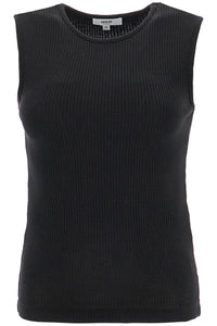 AGOLDE 'ribbed binx tank A7292 3048 BLACK | Italystation.com - Shop Now at italystation.com