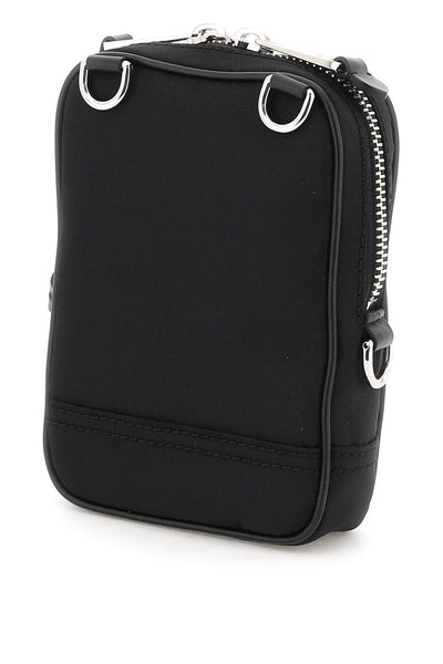 nylon crossbody bag A7425 8201 MULTI BLACK