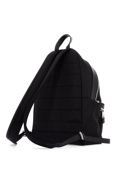 nylon backpack for everyday A7606 8201 MULTI BLACK