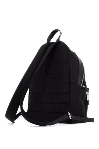 nylon backpack for everyday A7606 8201 MULTI BLACK | Italystation.com