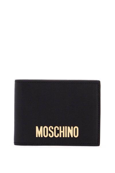 bifold wallet with metal logo. A8131 8001 MULTI BLACK