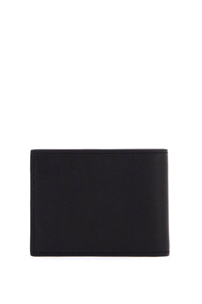 bifold wallet with metal logo. A8131 8001 MULTI BLACK