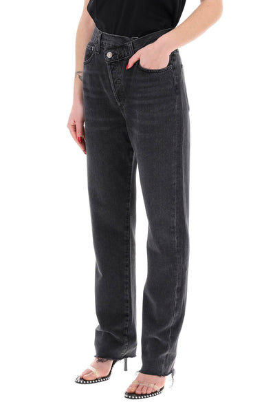 offset waistband jeans A9037 1157 SHAMBLES