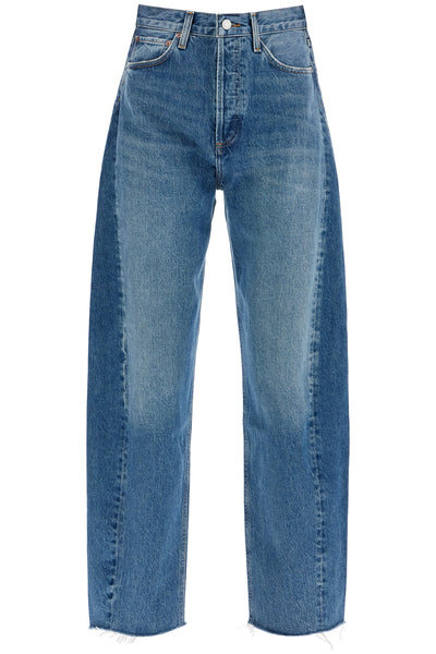 AGOLDE luna curved leg jeans A9039 1535 SPLIT | Italystation.com - Shop Now at italystation.com