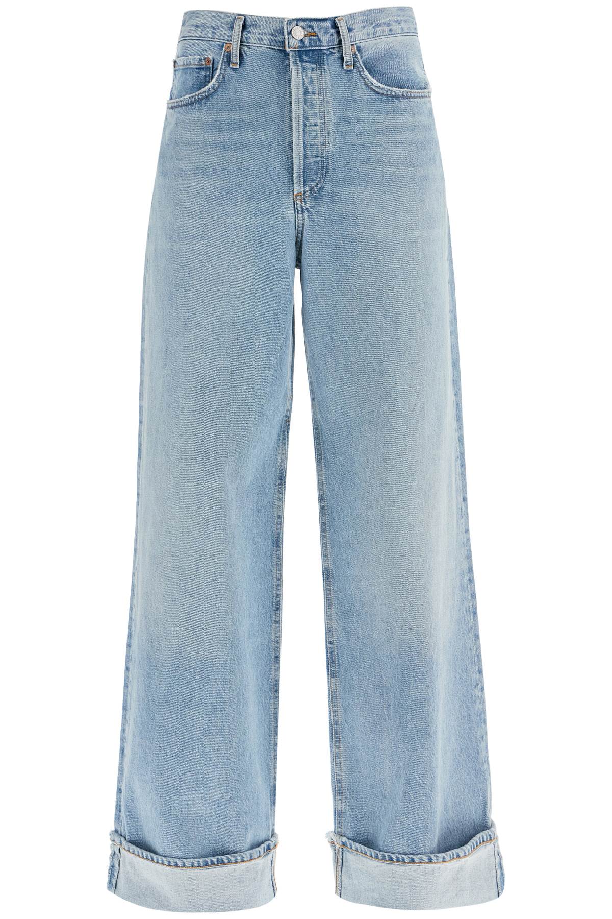 AGOLDE dame wide leg jeans A9159 1141 SHOWDOWN | Italystation.com - Shop Now at italystation.com