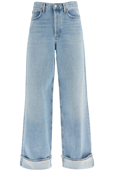 AGOLDE dame wide leg jeans A9159 1141 SHOWDOWN | Italystation.com - Shop Now at italystation.com
