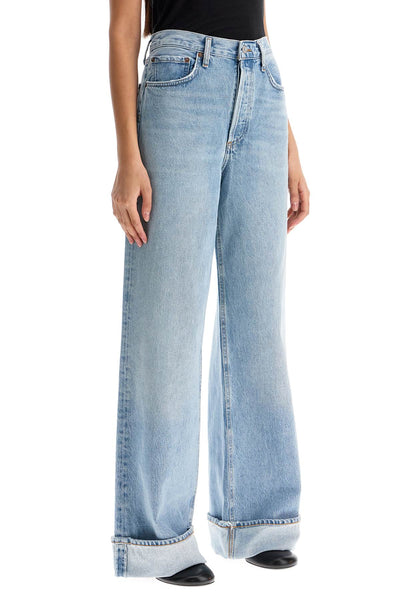 AGOLDE dame wide leg jeans A9159 1141 SHOWDOWN | Italystation.com - Shop Now at italystation.com