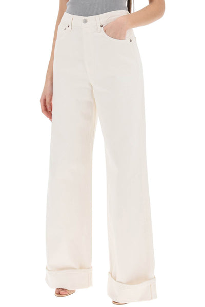 dame wide leg jeans A9159 1183 FORTUNE COOKIE