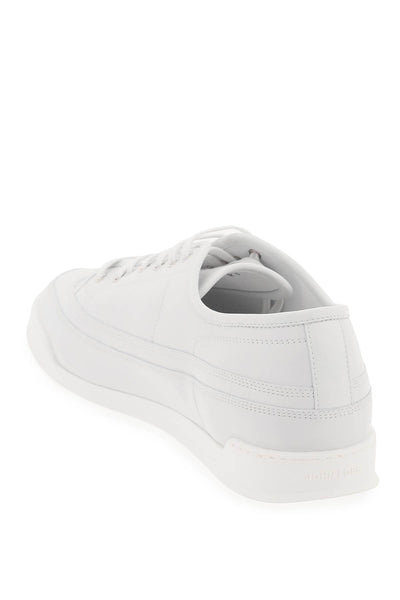 leather court sneakers in AA8ABCL WHITE