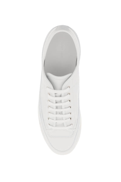 leather court sneakers in AA8ABCL WHITE