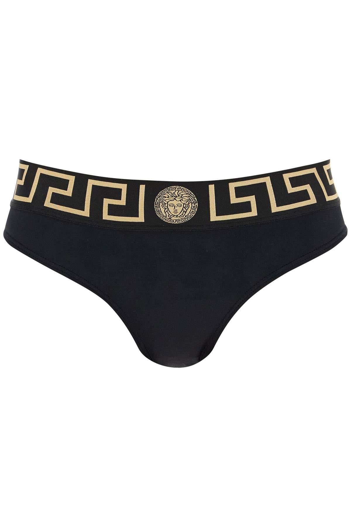 bikini bottom with greek border ABD01093 1A11119 BLACK