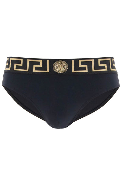 "sea border greek edge swim ABU01025 1A11119 BLACK GOLD GREEK KEY