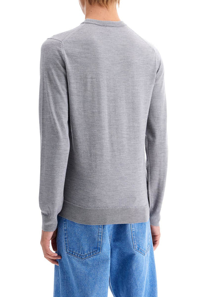 wool crewneck pullover AH1969 GREY