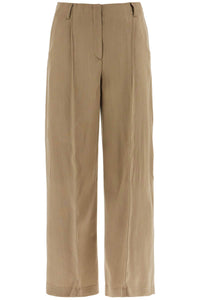 tailored wool blend trousers AK0811 MUD BEIGE