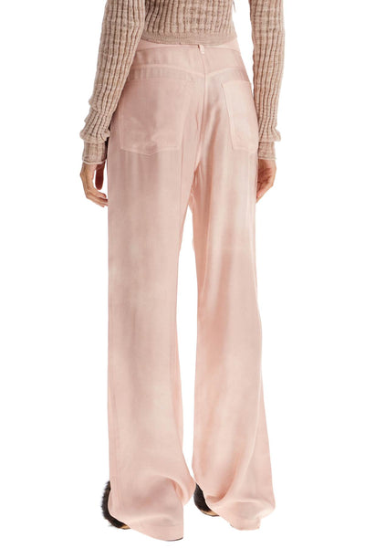 "denim effect trousers AK0837 PALE PINK