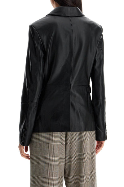 aldo leather blazer ALDO BLACK