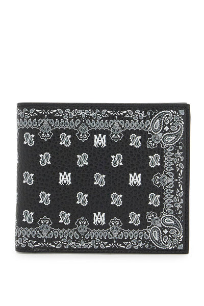 bi-fold bandana print wallet AMACBI1002 BLACK