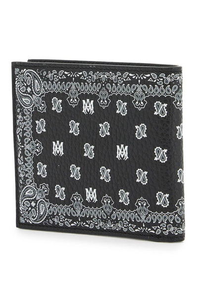 bi-fold bandana print wallet AMACBI1002 BLACK