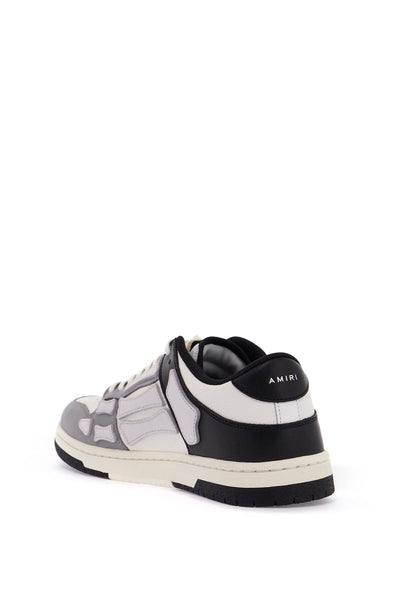 two-tone skel top low sneakers AMFOSR1031 BLACK WHITE GREY