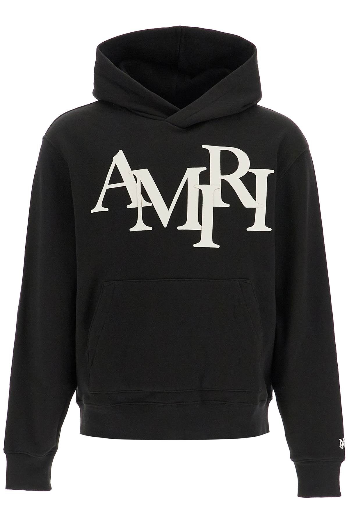 hoodie by amiri with staggered AMJYHD1052 BLACK