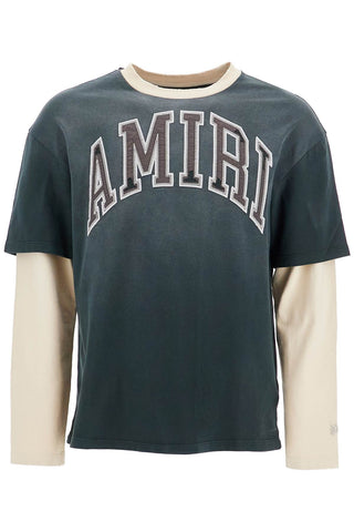 "amiri vintage long sleeve t AMJYTE1053 BLACK