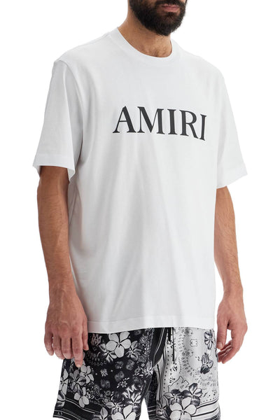 amiri core logo t-shirt AMJYTE1073 WHITE