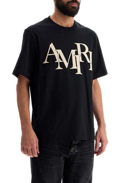 amiri staggered logo AMJYTE1078 BLACK