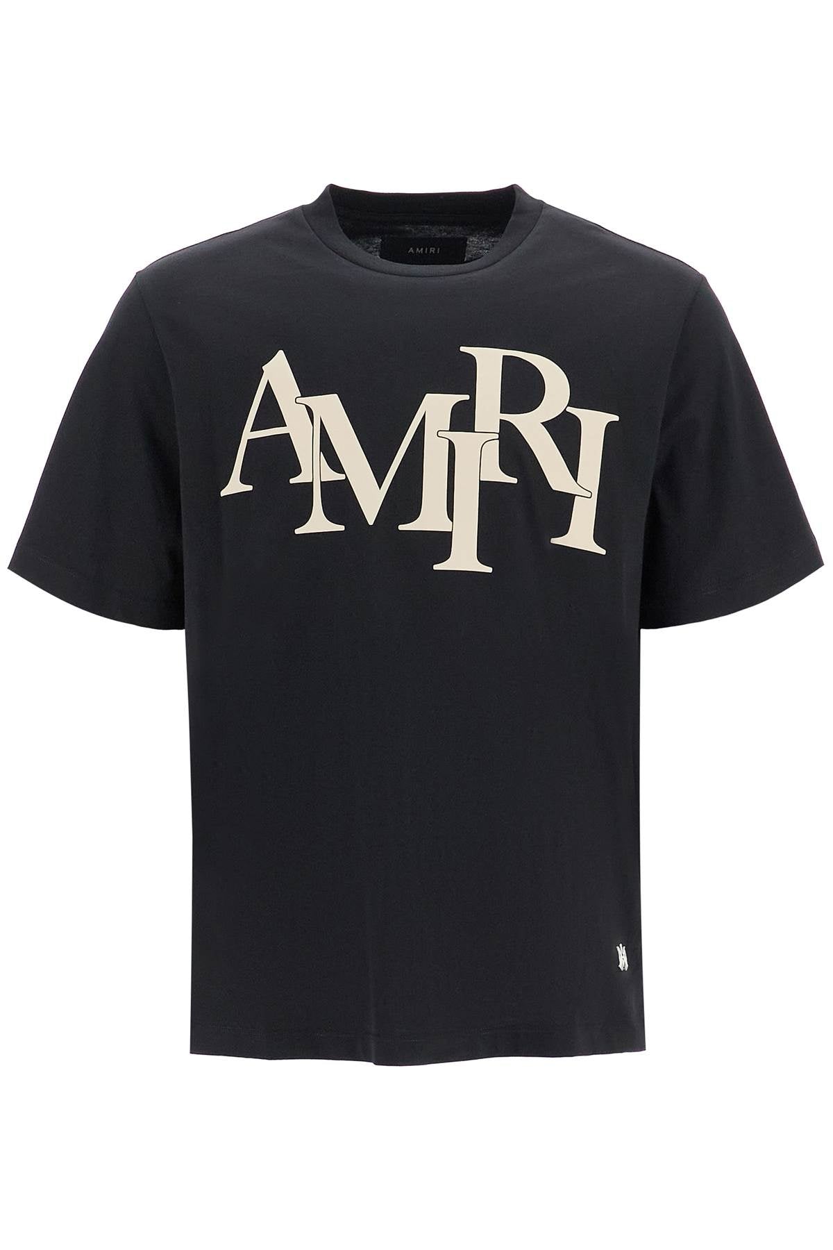 amiri staggered logo AMJYTE1078 BLACK