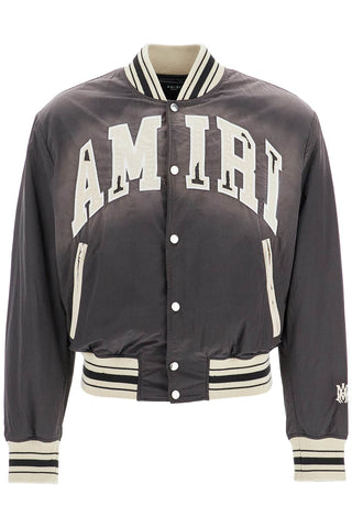 sun faded logo bomber AMOUBB1005 BLACK