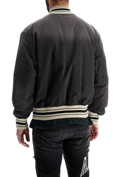 sun faded logo bomber AMOUBB1005 BLACK