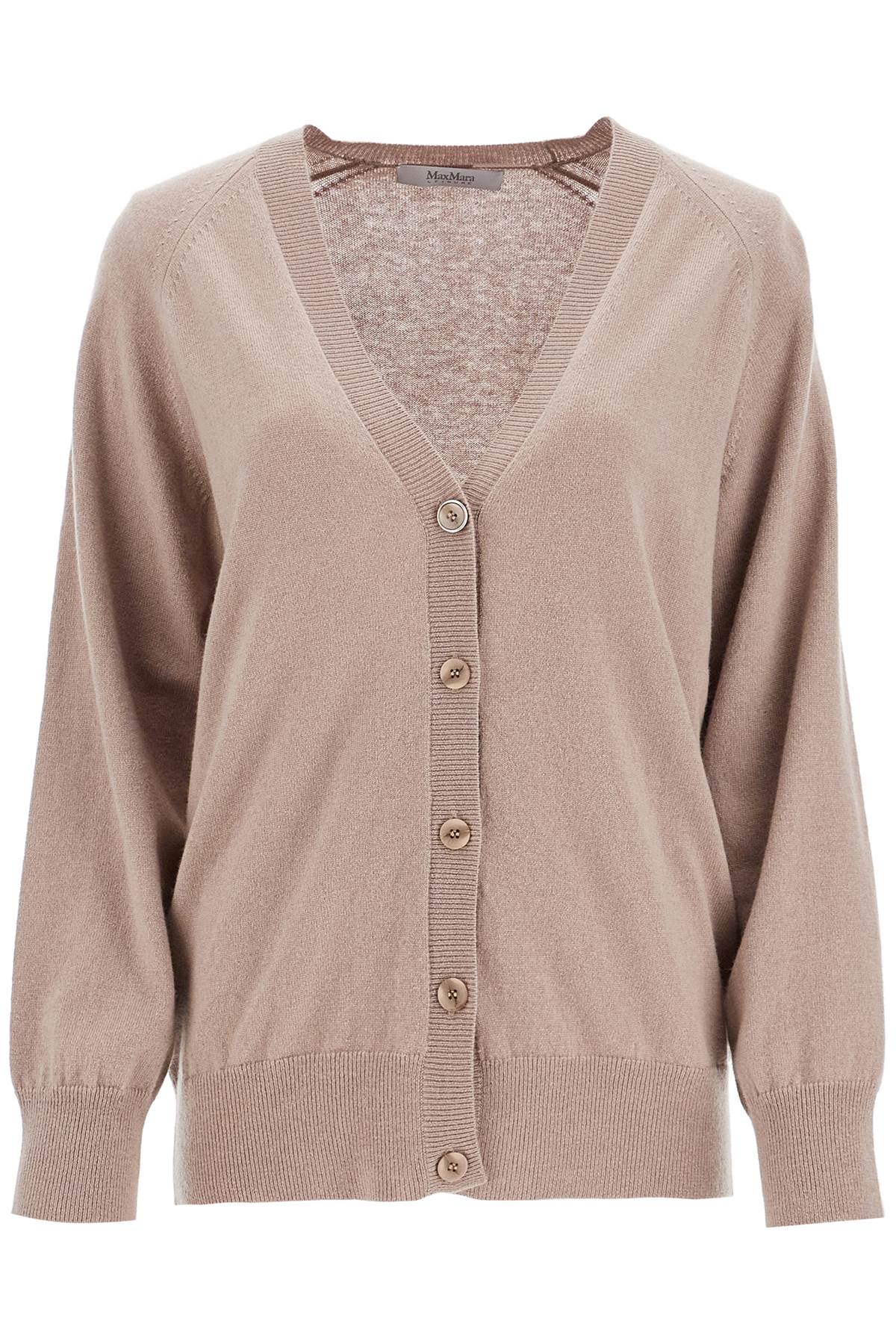 wool and cashmere cardigan AMPEZZO TORTORA