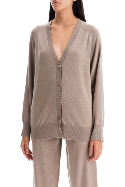 wool and cashmere cardigan AMPEZZO TORTORA