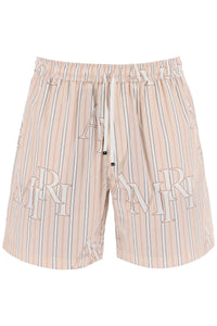 stripe technical poplin bermuda shorts with logo

"striped AMSHSH1011 CREAM TAN