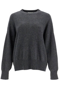 cashmere pullover sweater for ANAA ANTHRACITE MELANGE