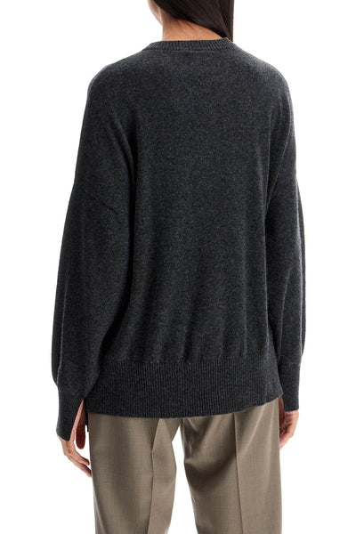 cashmere pullover sweater for ANAA ANTHRACITE MELANGE