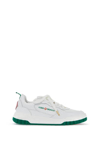 leather court sneakers for a APF24 SNK 017 01M WHITE