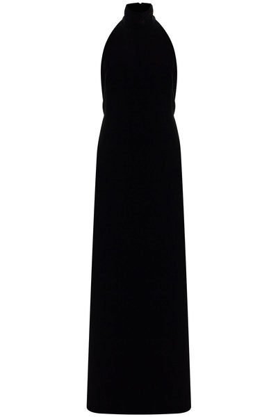 long velvet dress in armida style ARMIDA NERO