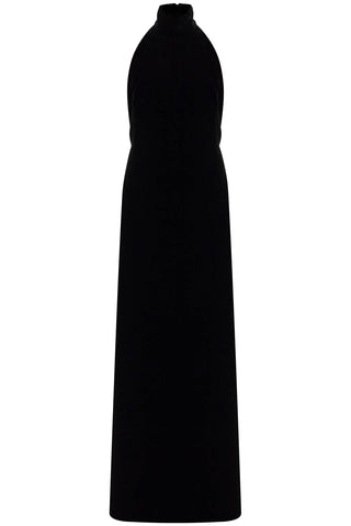 long velvet dress in armida style ARMIDA NERO