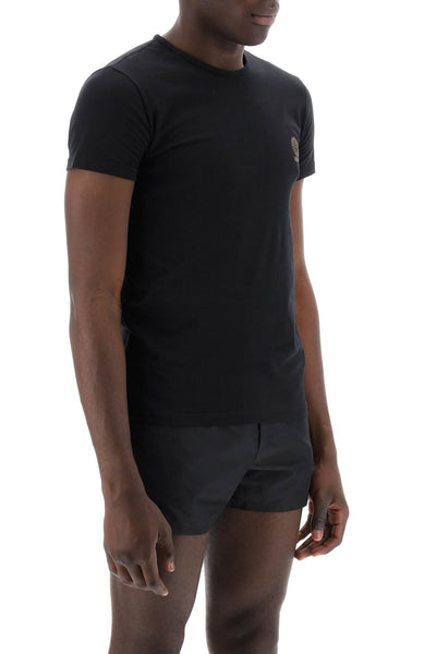 Versace medusa underwear t-shirt bi-pack AU10193 1A10011 BLACK