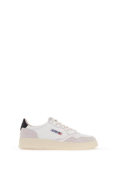 leather medalist low sneakers AULMGS33 WHT BLK