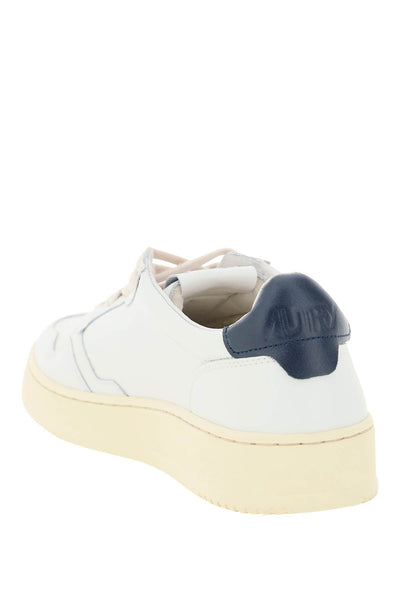 leather medalist low sneakers AULMLL12 WHT SPACE