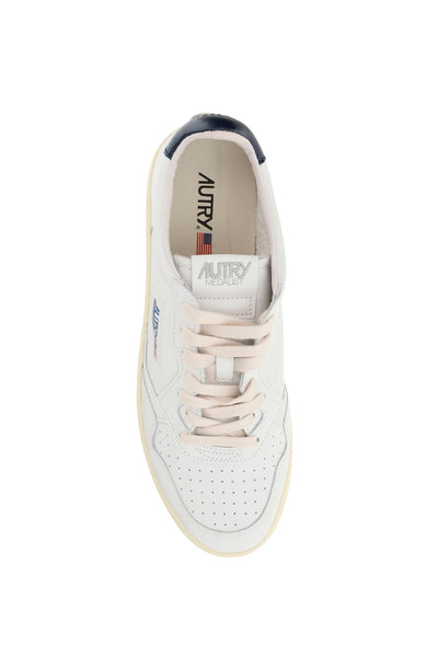 leather medalist low sneakers AULMLL12 WHT SPACE