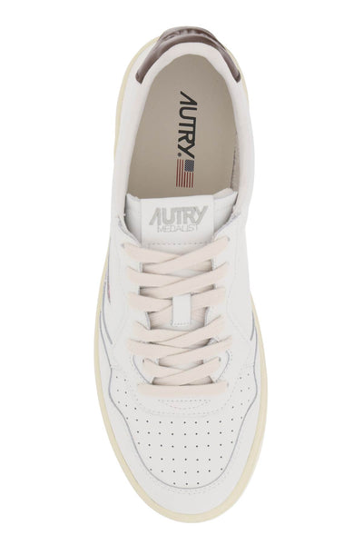 medalist low sneakers AULWLL53 WHT BROWN