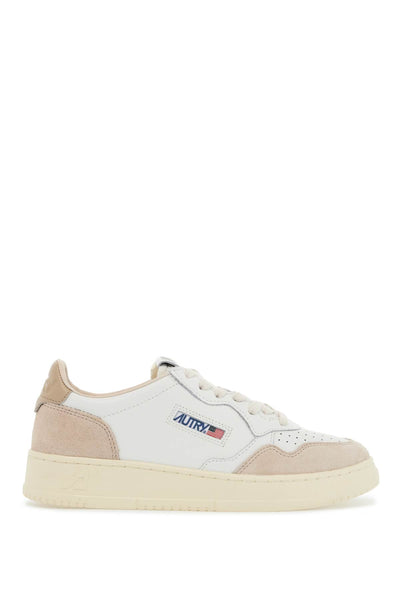 leather medalist low sneakers AULMLS58 WHT PEPPER