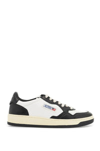 leather medalist low sneakers AULMWB01 WHT BLK