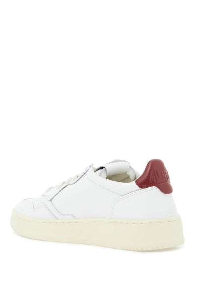 leather medalist low sneakers AULWLL68 WHT SYRAH