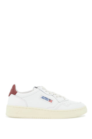 leather medalist low sneakers AULWLL68 WHT SYRAH